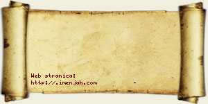 Tijana Matijević vizit kartica